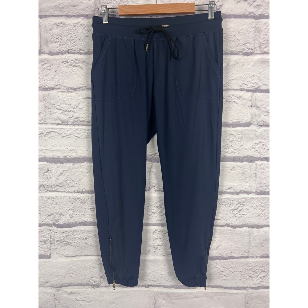 Zyia Active Womens S Athleisure Minimalist Outdoors Gorpcore Ankle Zip Joggers - Picture 3 of 12